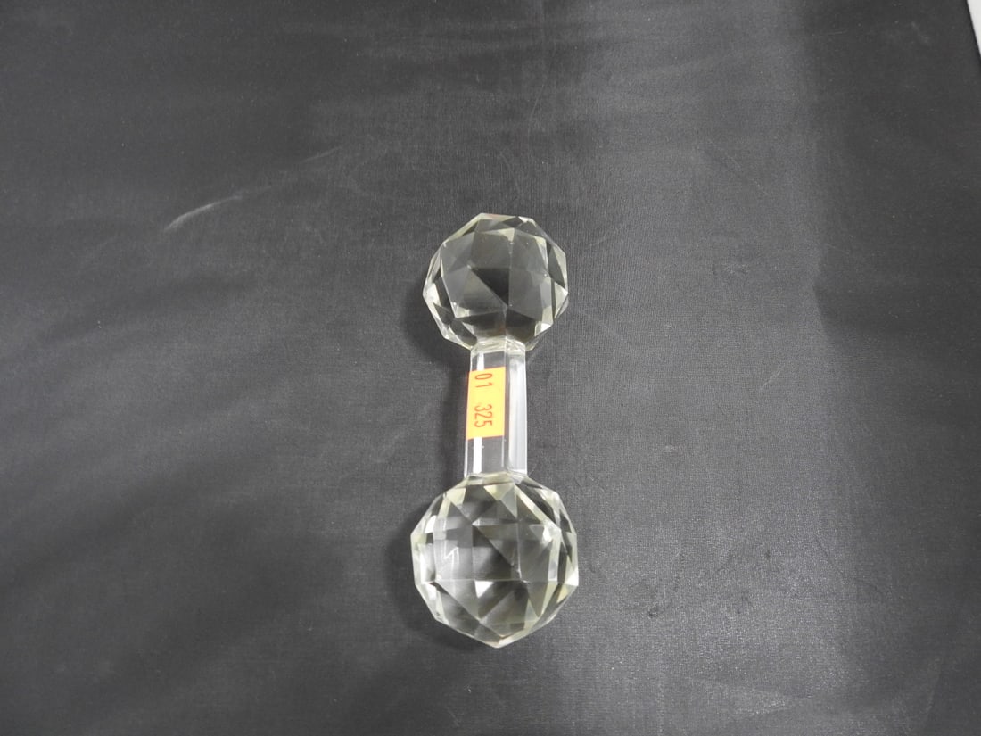 Vintage Cut Crystal Knife Rest - 3