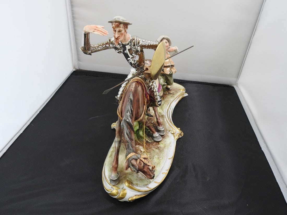 Capodimonte Porcelain Don Quixote Figurine - 2