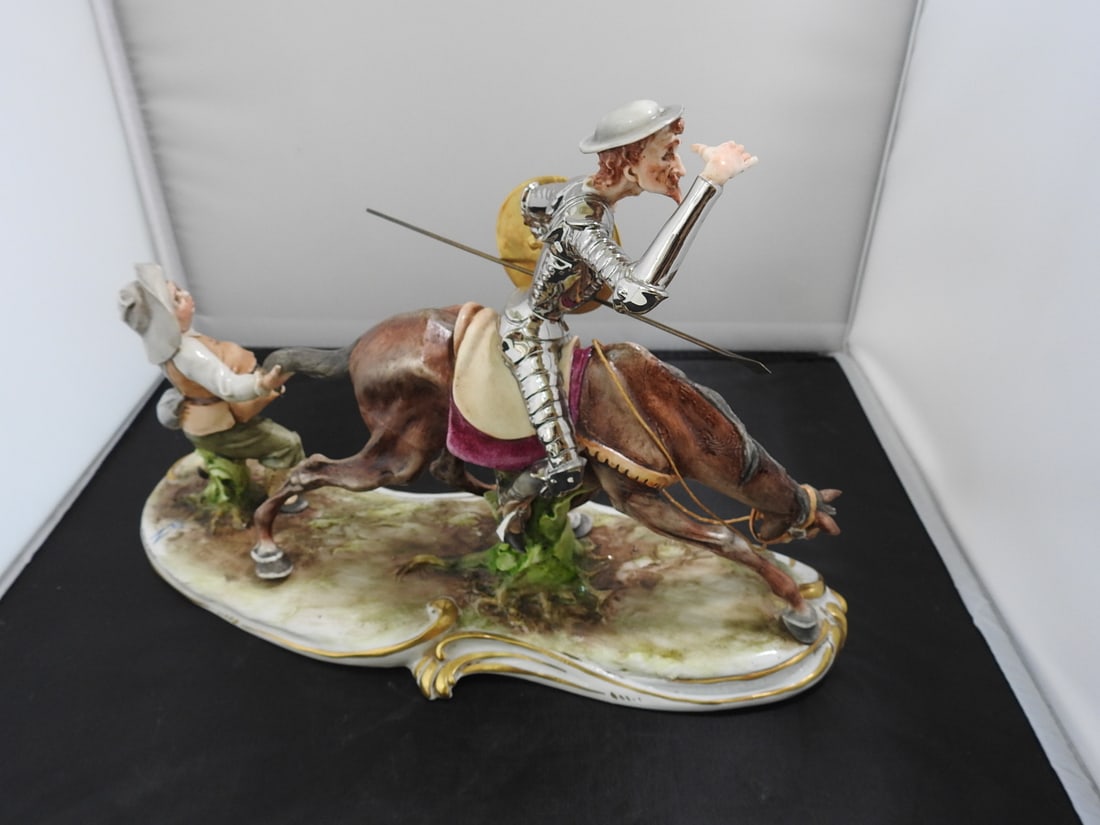 Capodimonte Porcelain Don Quixote Figurine - 3