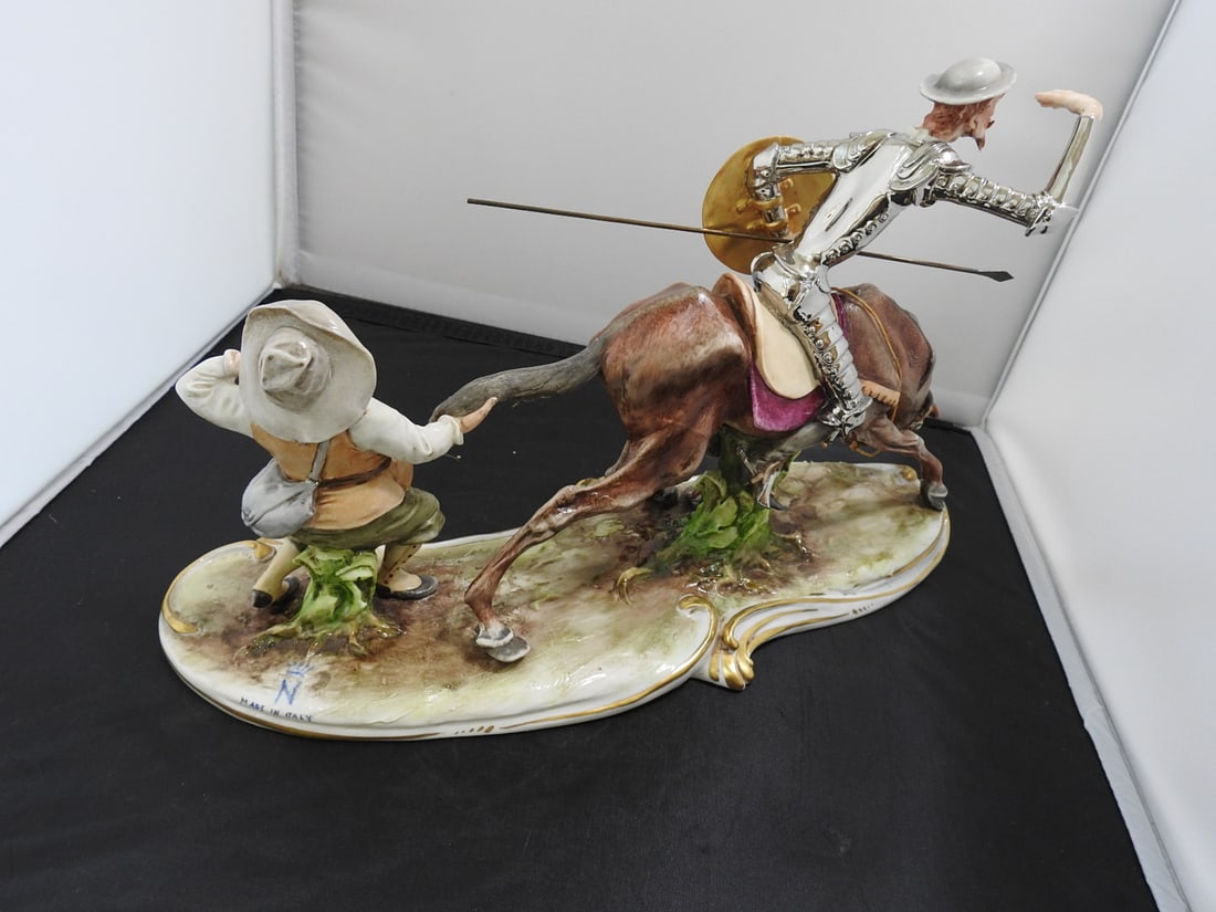 Capodimonte Porcelain Don Quixote Figurine - 4
