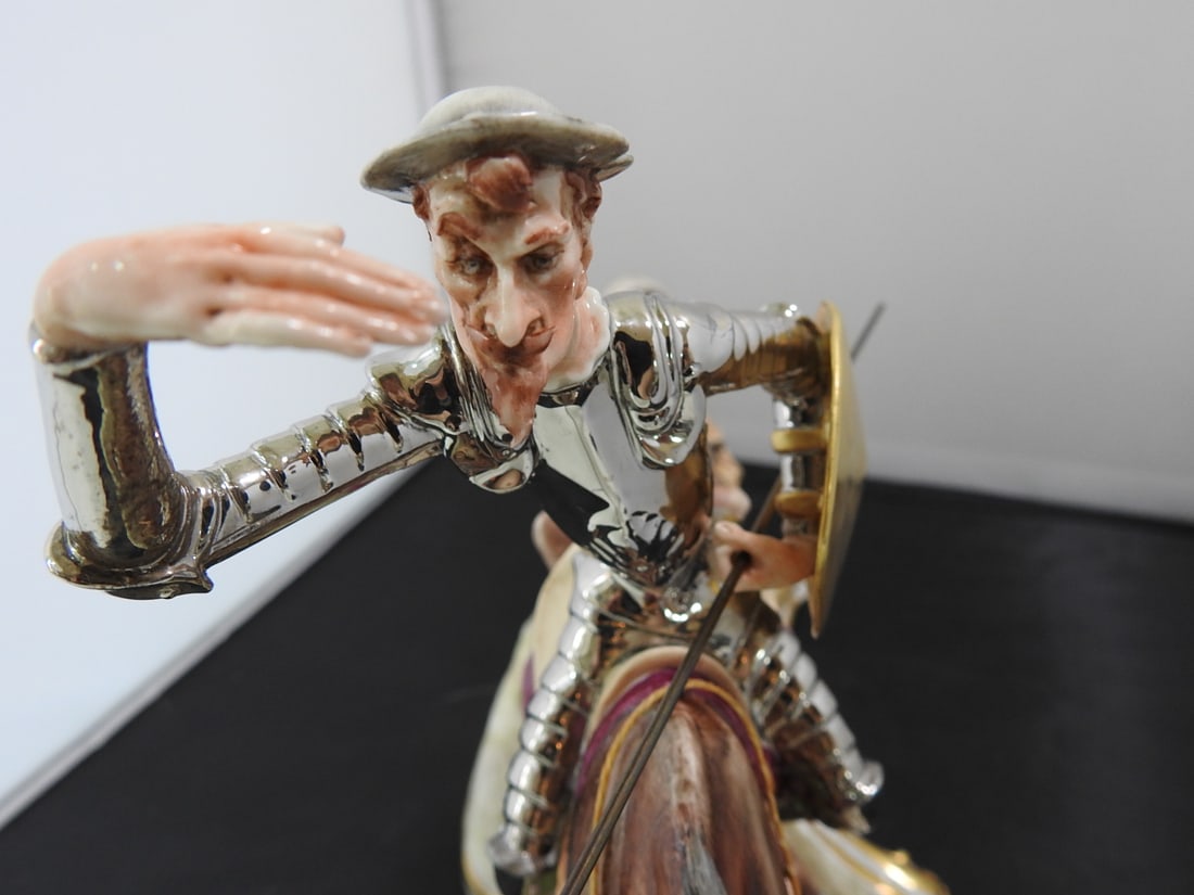 Capodimonte Porcelain Don Quixote Figurine - 5