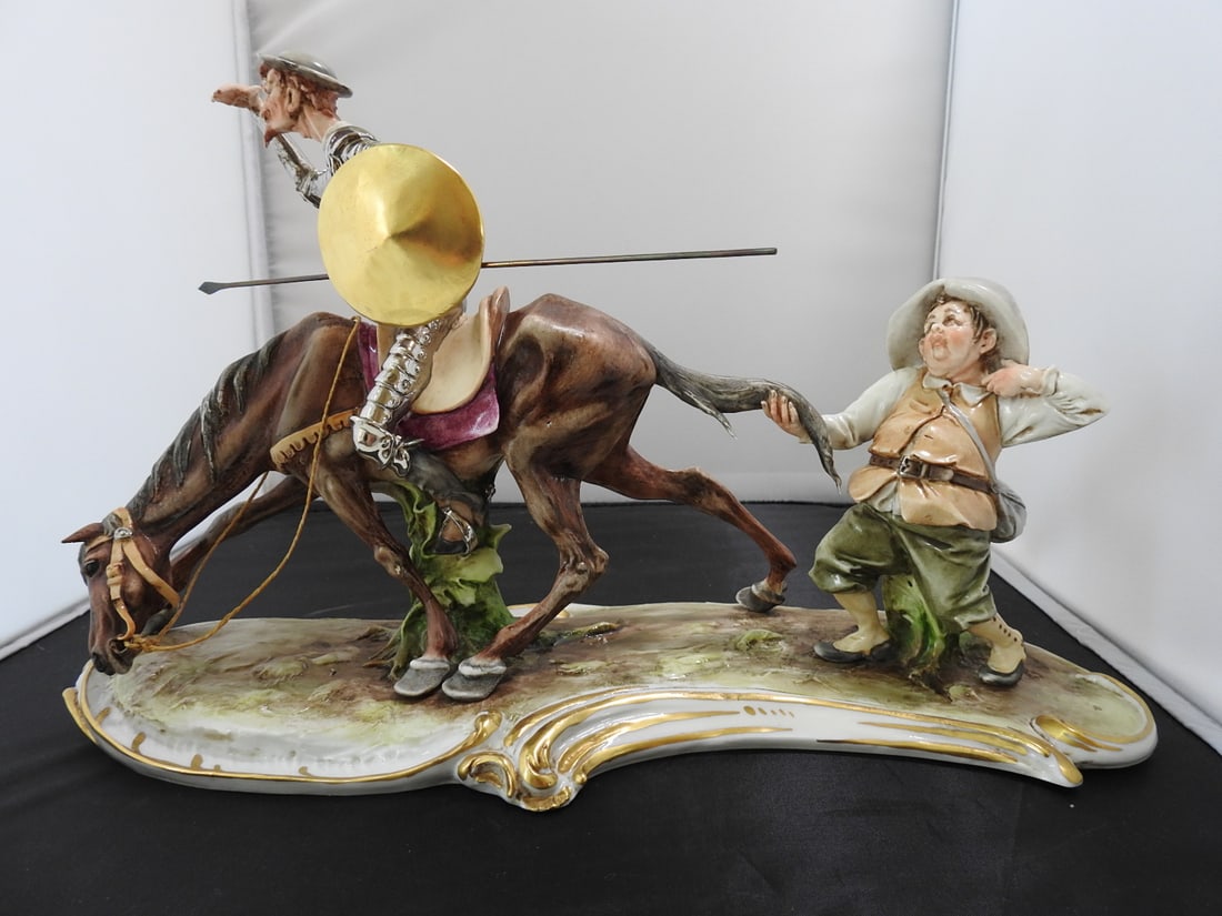 Capodimonte Porcelain Don Quixote Figurine - 7