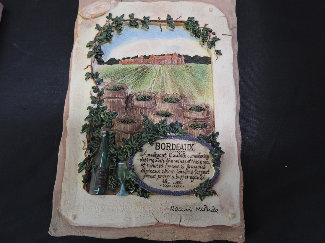 Set of 4 French Country Wall Plaques - 2