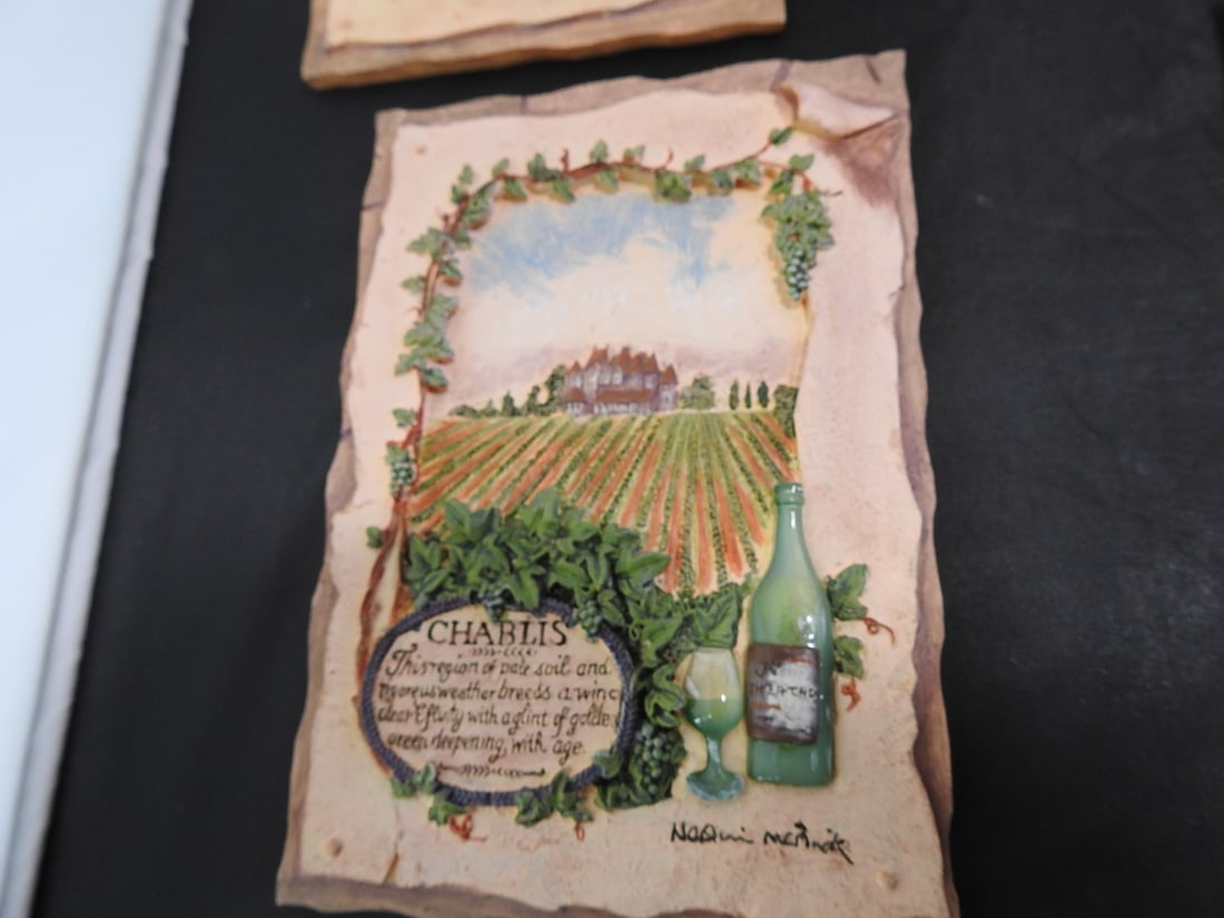 Set of 4 French Country Wall Plaques - 5
