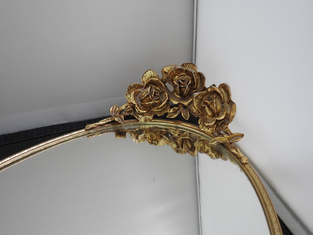 oval Vanity Mirror Tray - 2