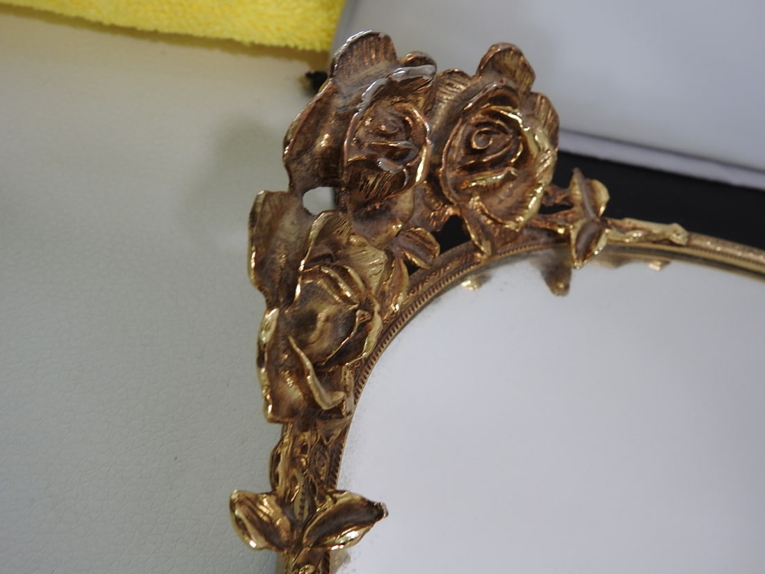 oval Vanity Mirror Tray - 3