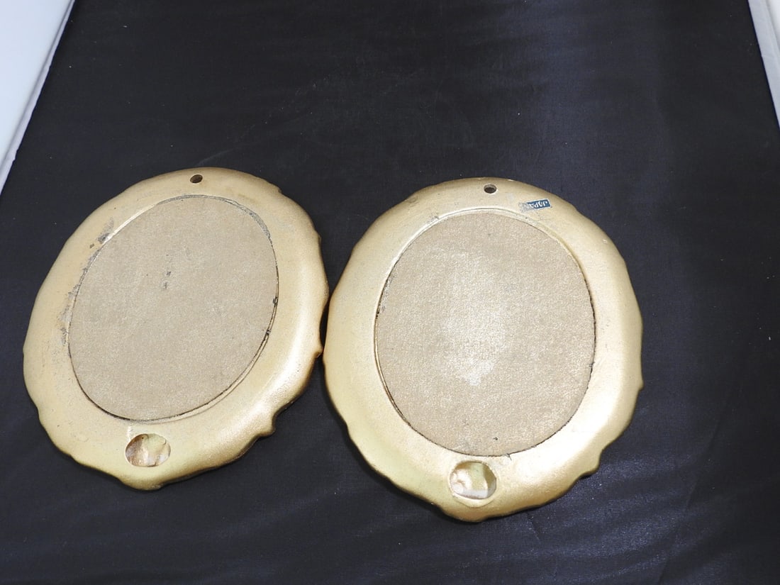 Ceramic Cupid wall plaques - 5