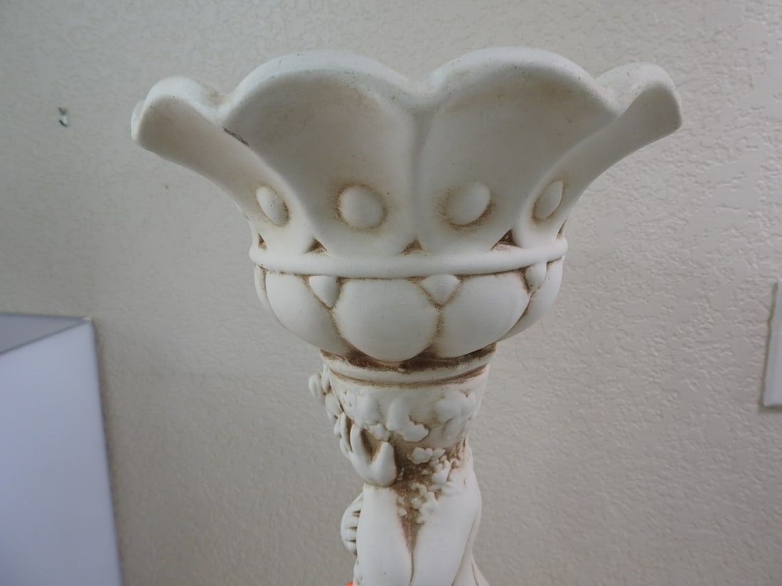 Cherub Pedestal Small Flower Pot - 5