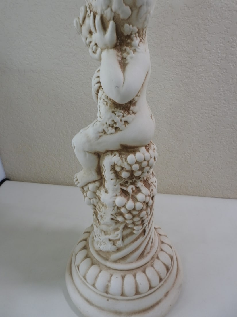 Cherub Pedestal Small Flower Pot - 6