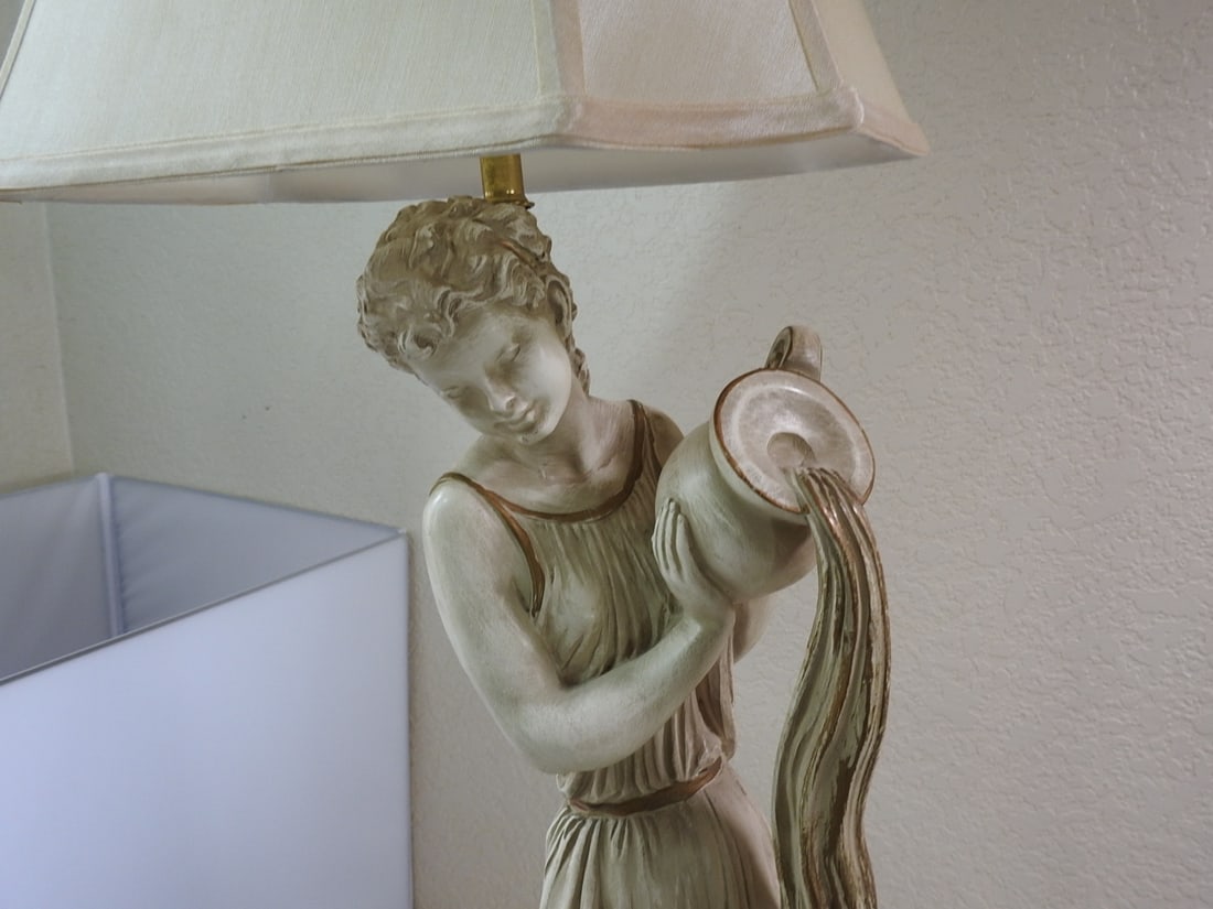 Grecian Woman Lamp - 2