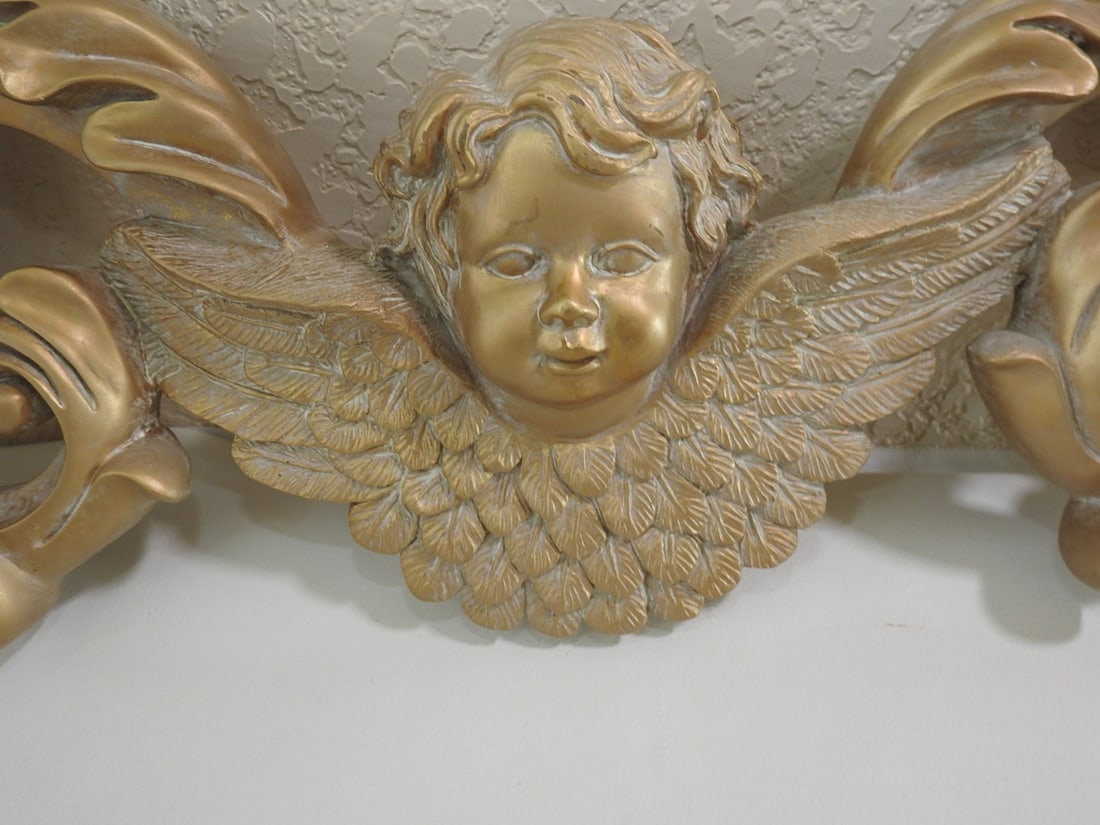 Victorian Style Cherub Wall Flourish - 3