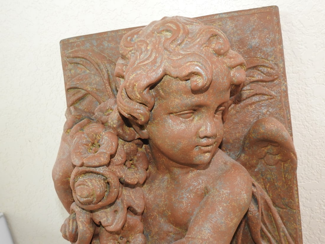 Cherub Wall Plaque - 2