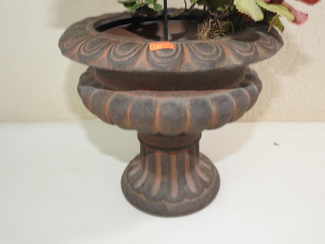 Classic European Style Topiary Silk Flower Arrangement - 2