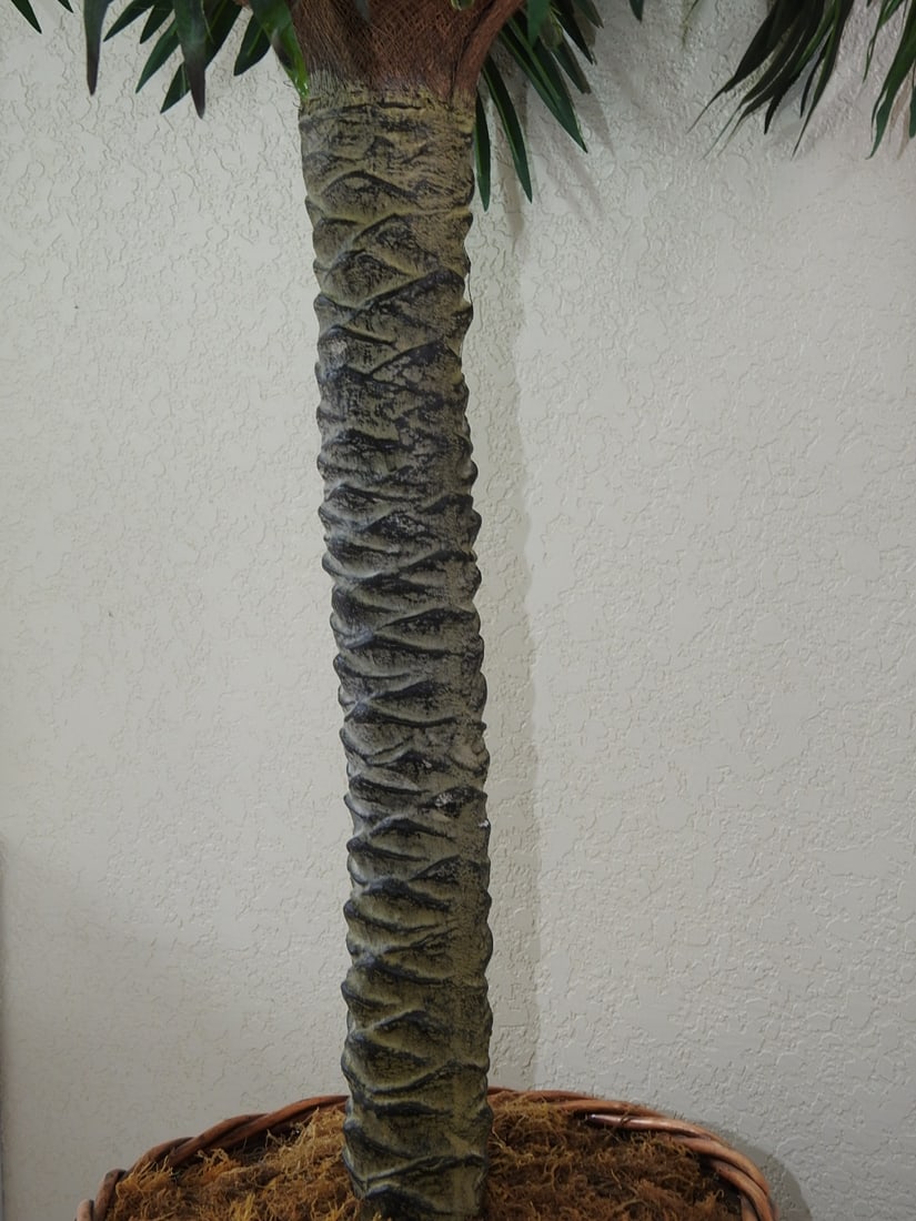 Faux Palm Tree in Basket - 4