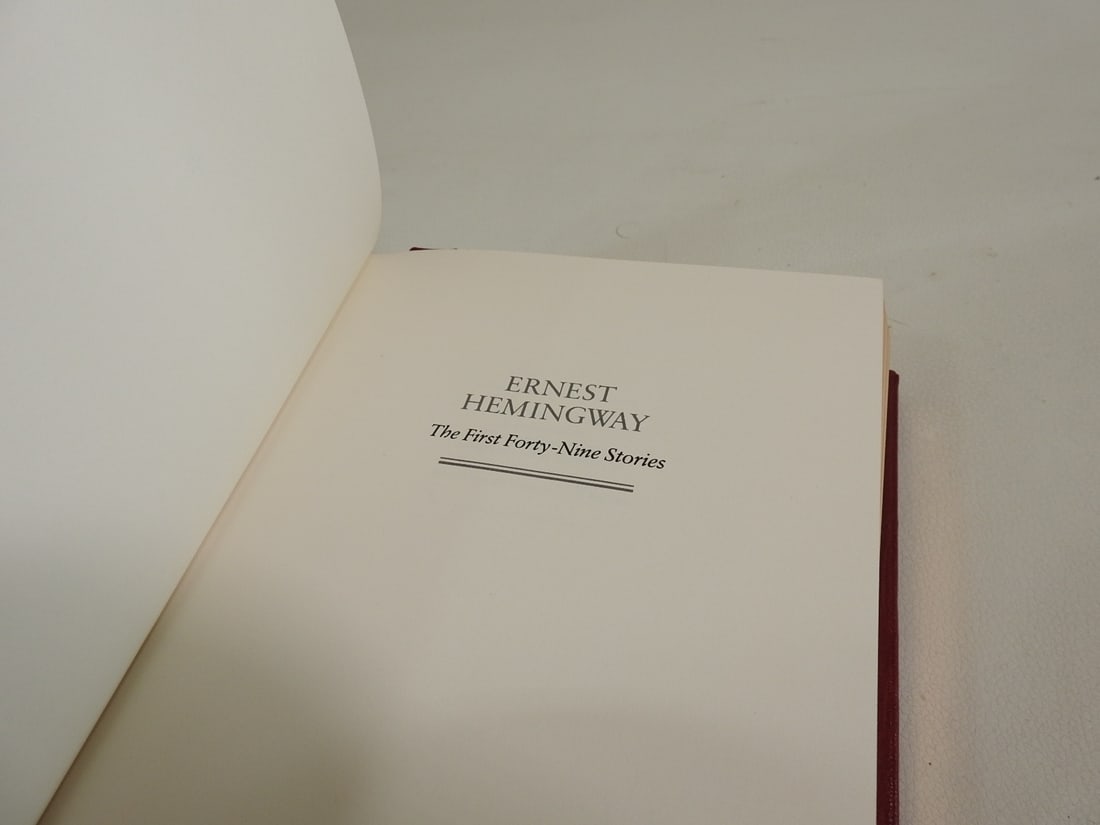 Works of Ernest Hemingway - Franklin Library Edition - 3