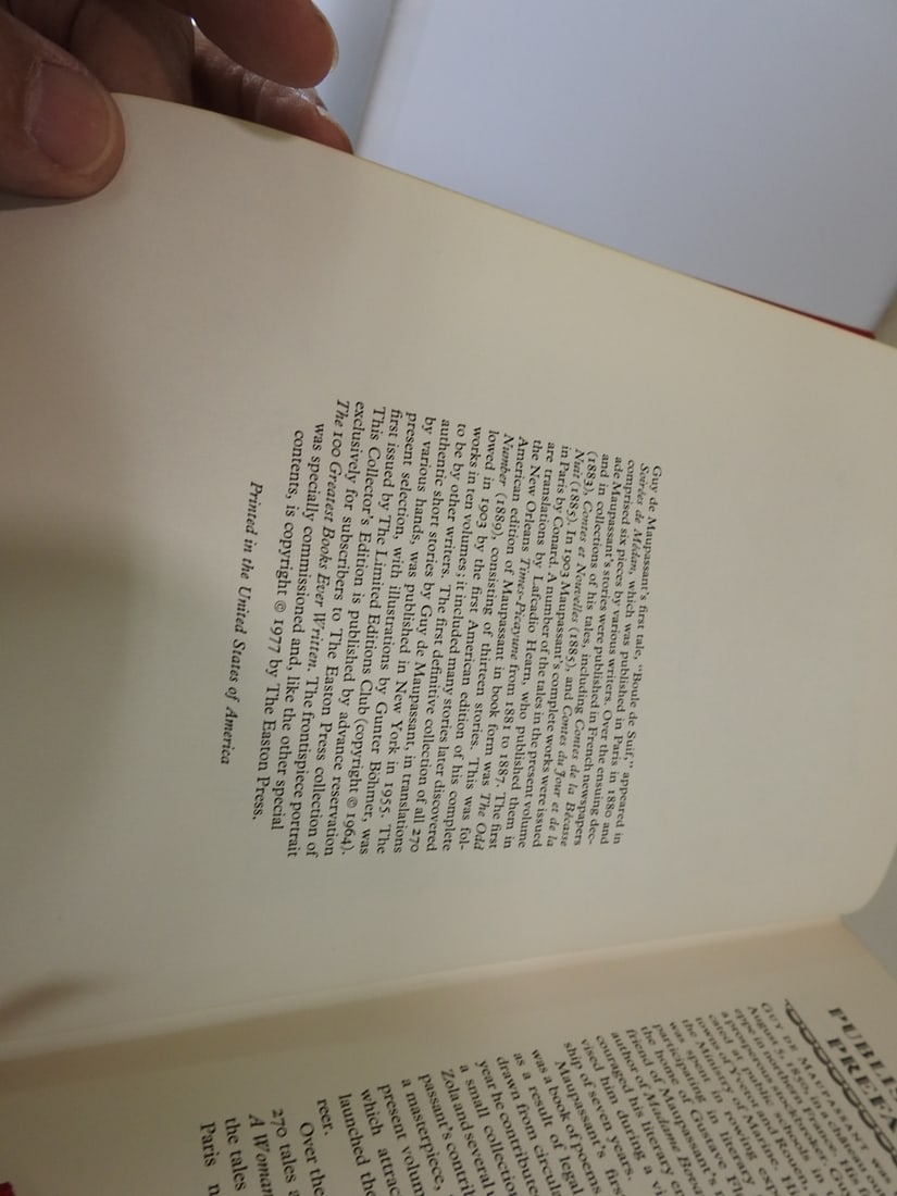 The Tales of Guy de Maupassant - Franklin Library Edition - 4