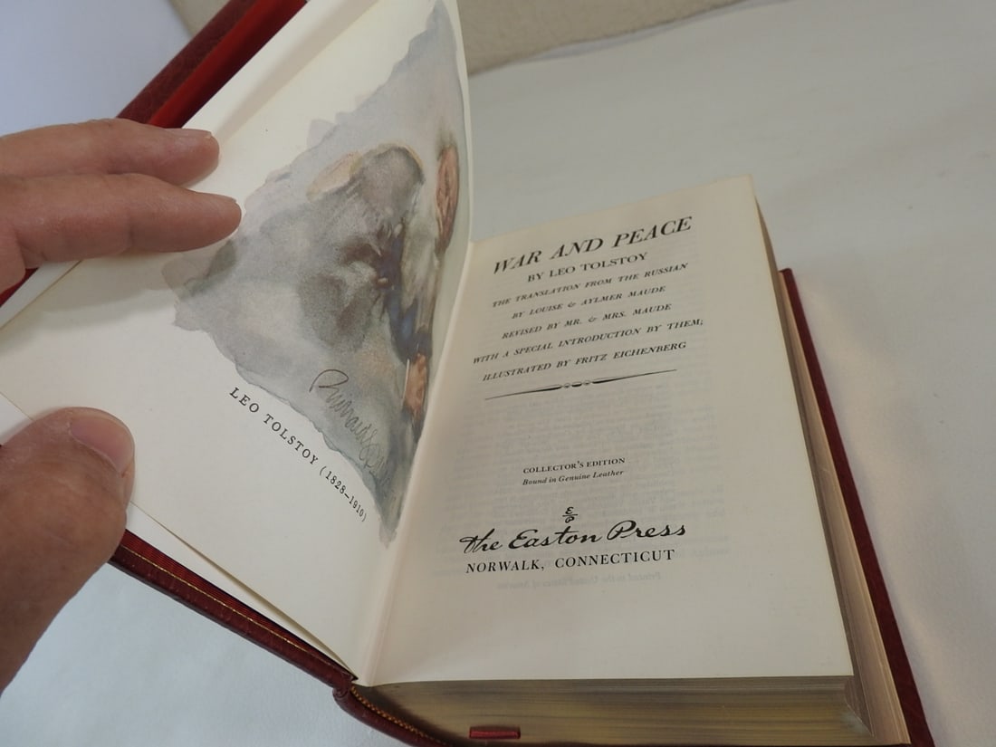 War and Peace by Leo Tolstoy - Franklin Library Edition - 4