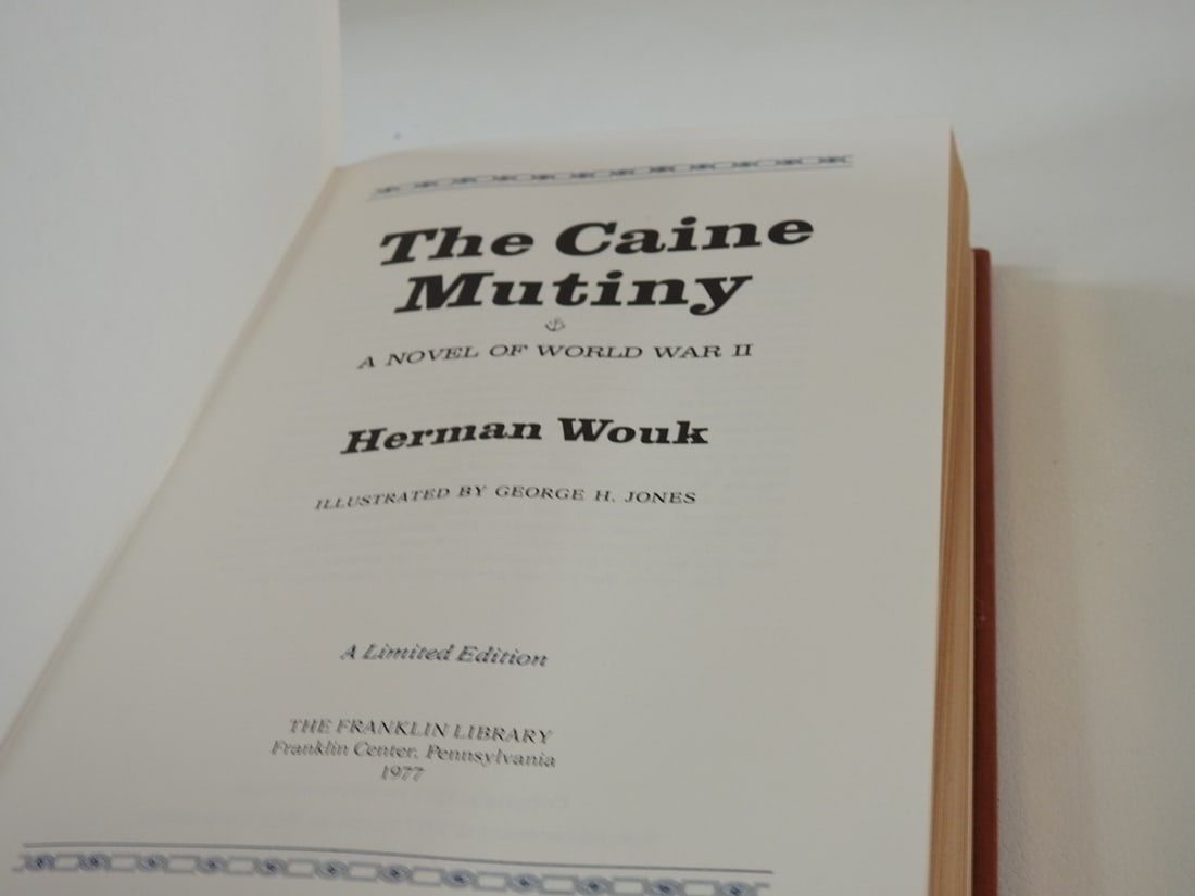 The Caine Mutiny by Herman Wouk - Franklin Library Edition - 6