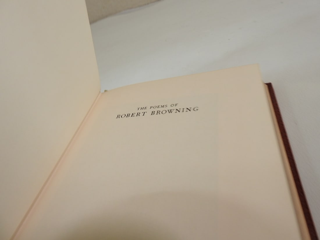 The Poems of Robert Browning - Franklin Library Edition - 4