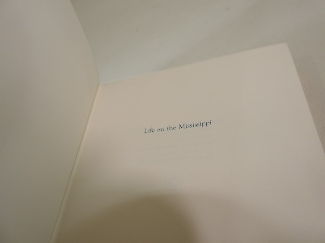 Life on the Mississippi by Mark Twain - Franklin Library Edition - 4