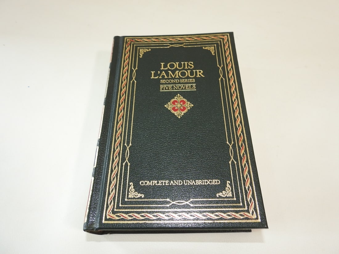 Louis L'Amour Second Series Five Novels: Chatham River Press five-novel set. Approx. 9.5 x 6.5 x 2 in.