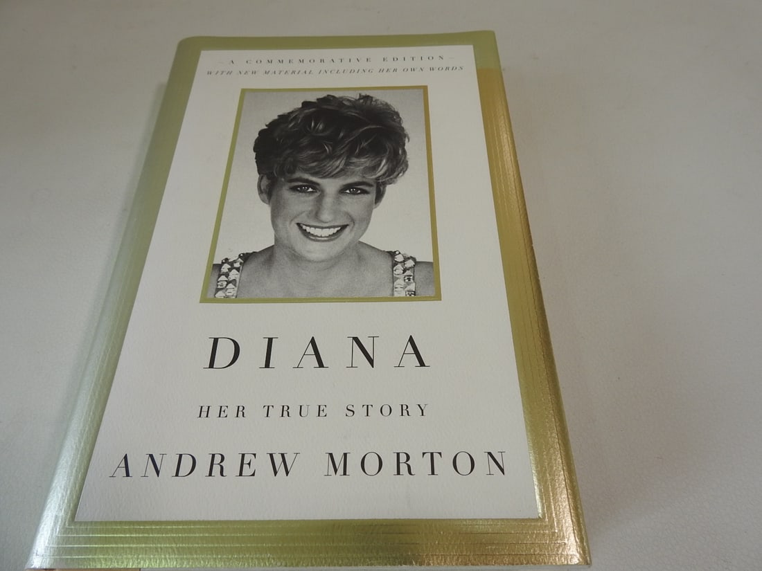 Diana: Her True Story by Andrew Morton: Decorative or collectible hardcover volume. Approx. 9.5 x 6.5 x 2 in.