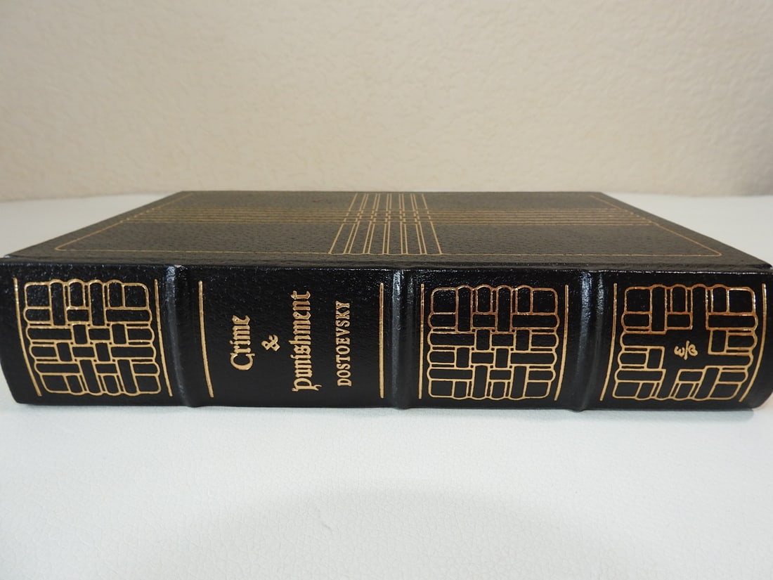 Crime and Punishment by Fyodor Dostoevsky - Easton Press Edition: Hard leather bound Easton Press edition. Approx. 9.5 x 6.5 x 2 in.