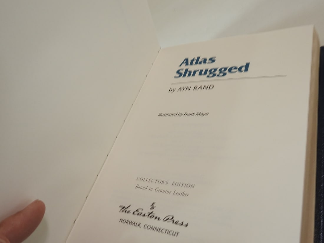 Atlas Shrugged by Ayn Rand, Volumes 1 & 2 - Easton Press Edition - 11
