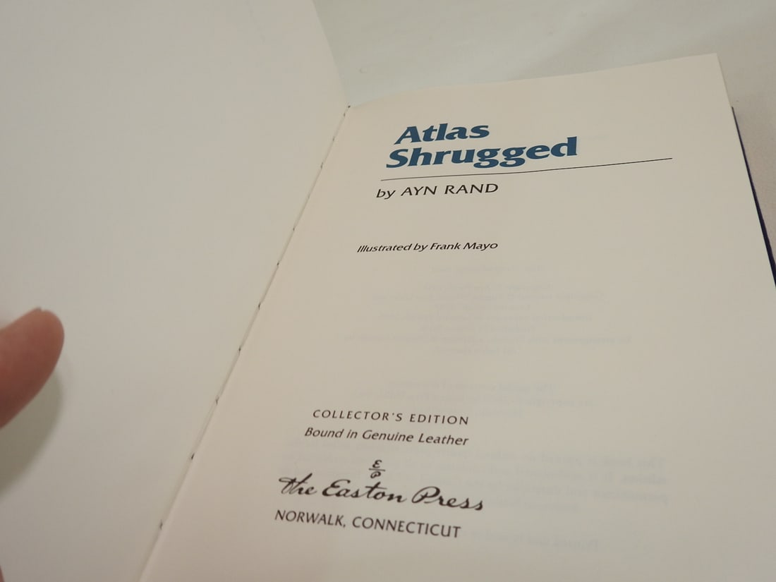 Atlas Shrugged by Ayn Rand, Volumes 1 & 2 - Easton Press Edition - 4