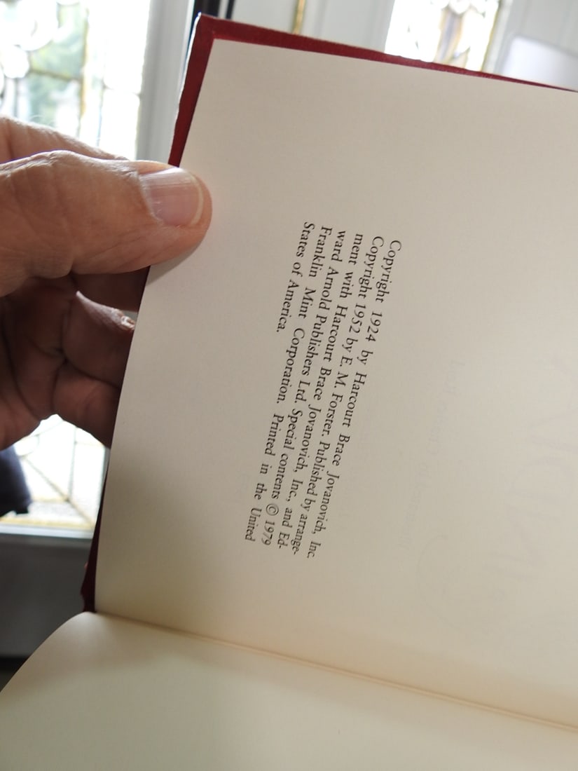 A Passage to India by E.M. Forster - Franklin Library Edition - 6