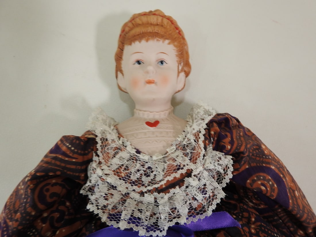 Victorian Style Porcelain Doll - 2