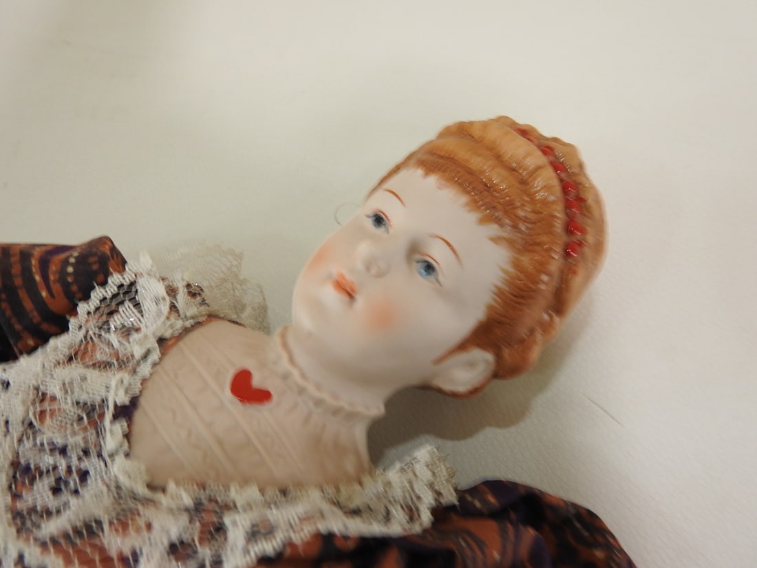 Victorian Style Porcelain Doll - 4