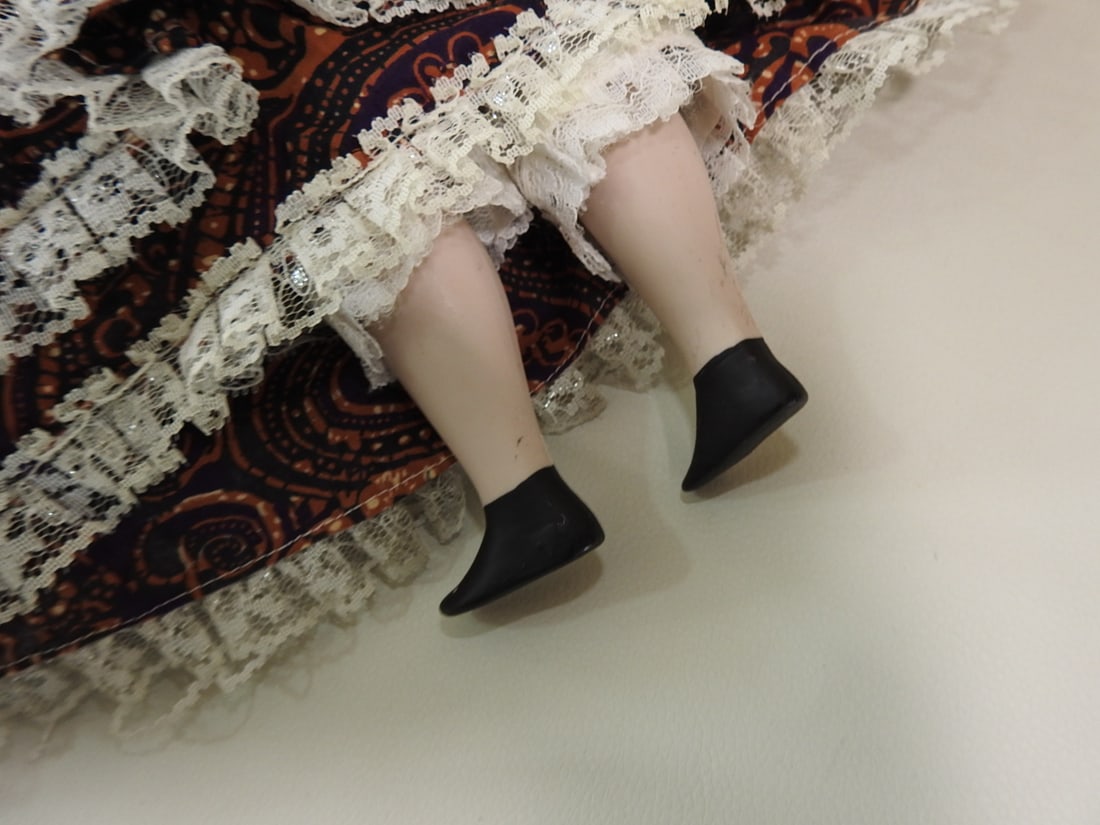 Victorian Style Porcelain Doll - 6