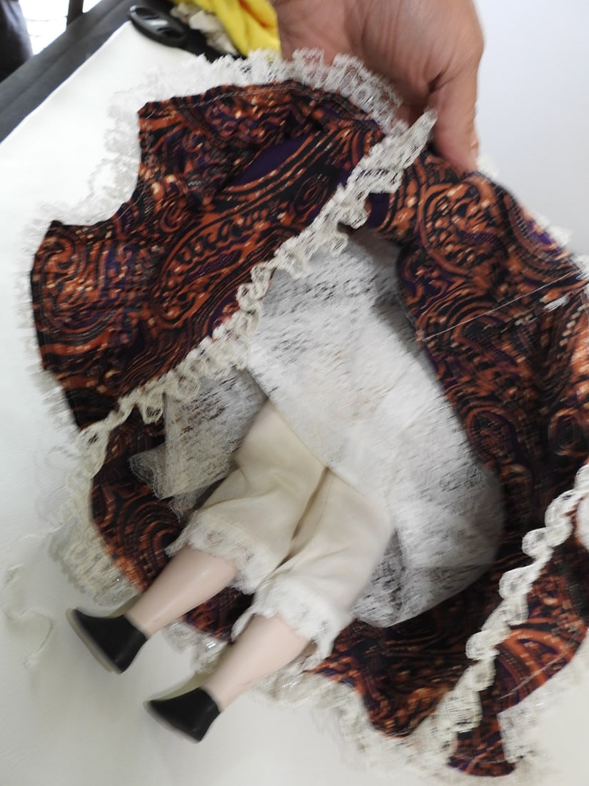 Victorian Style Porcelain Doll - 9