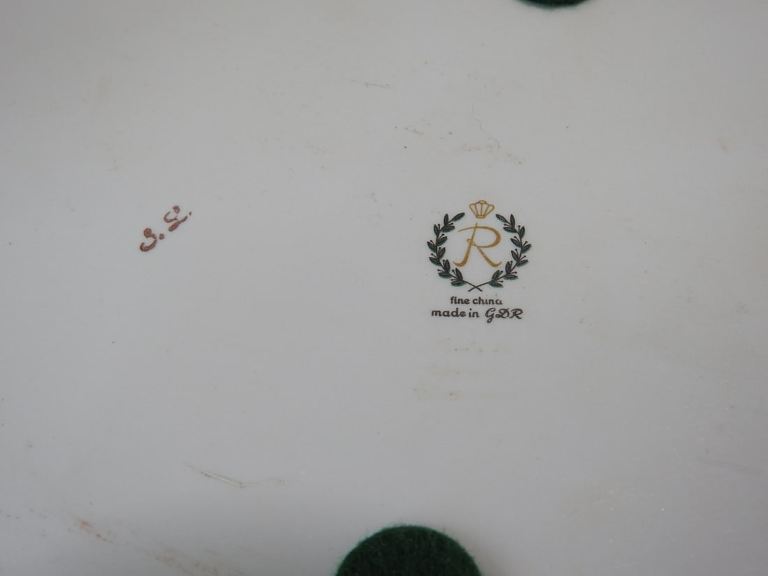 Reichenbach GDR Porcelain Oval Serving Tray - 4