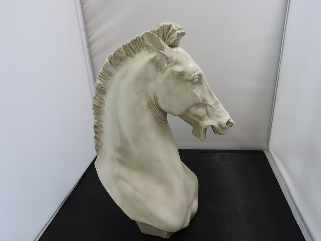Horse of Torino Resin Horse Head Sculpture - 3
