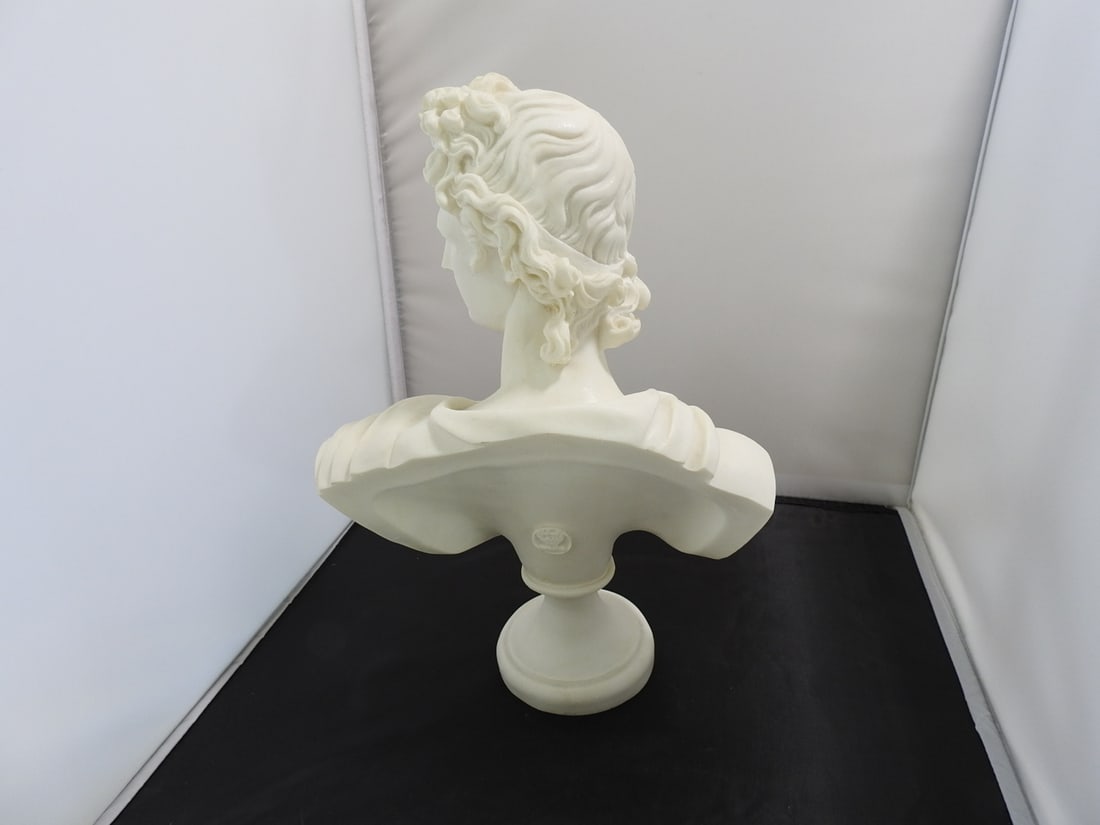 Maska Apollo Belvedere Faux Marble Bust - 3