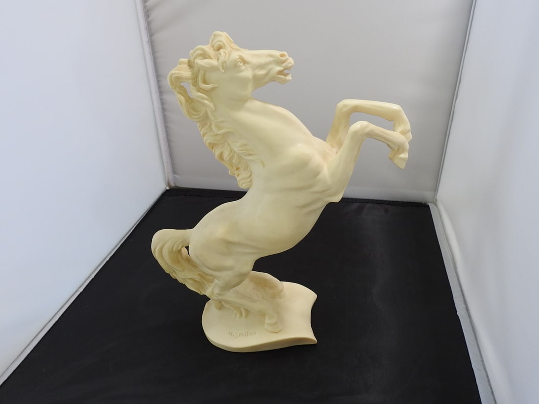 A. Santini Italian Rearing Stallion Sculpture - 3