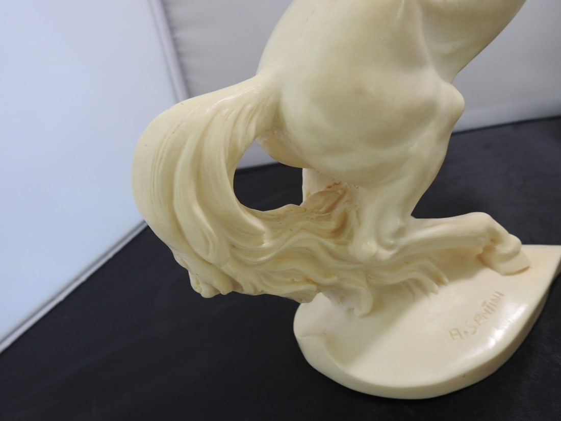 A. Santini Italian Rearing Stallion Sculpture - 6