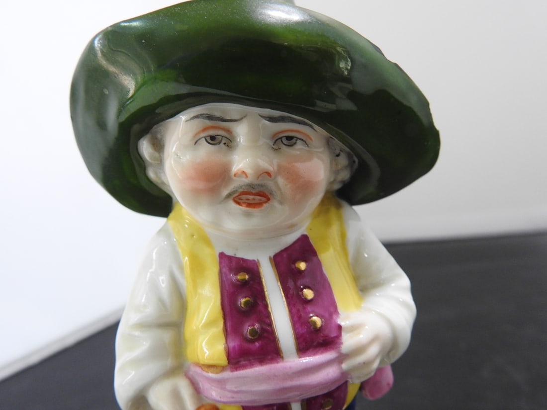 Antique German Mansion House Dwarf Porcelain Figure - 6