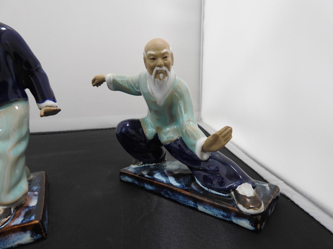 Set of Three Chinese Martial Arts Figurines - 3