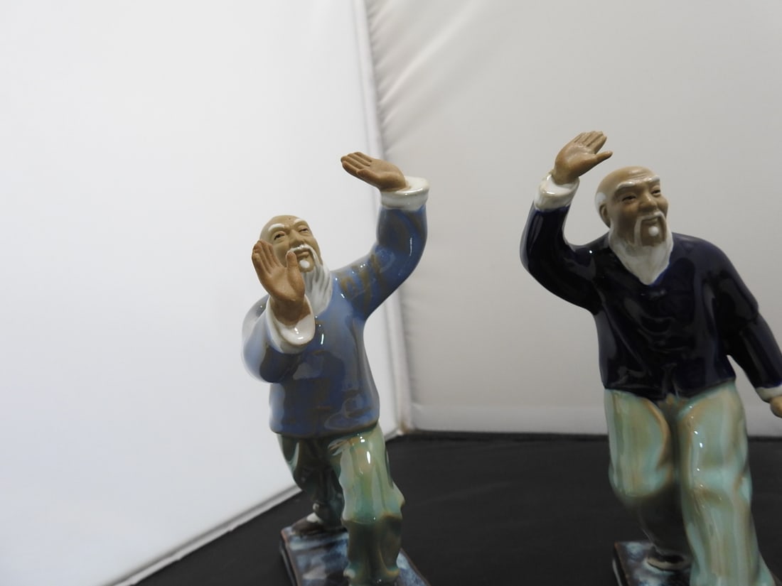 Set of Three Chinese Martial Arts Figurines - 5