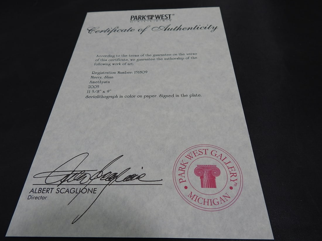 Shan Merry "Amethysta" Certified Art Print - 2