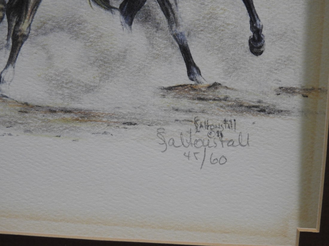 Sandy Saltonstall Arabian Horses Limited Edition Print 45/60 - 2