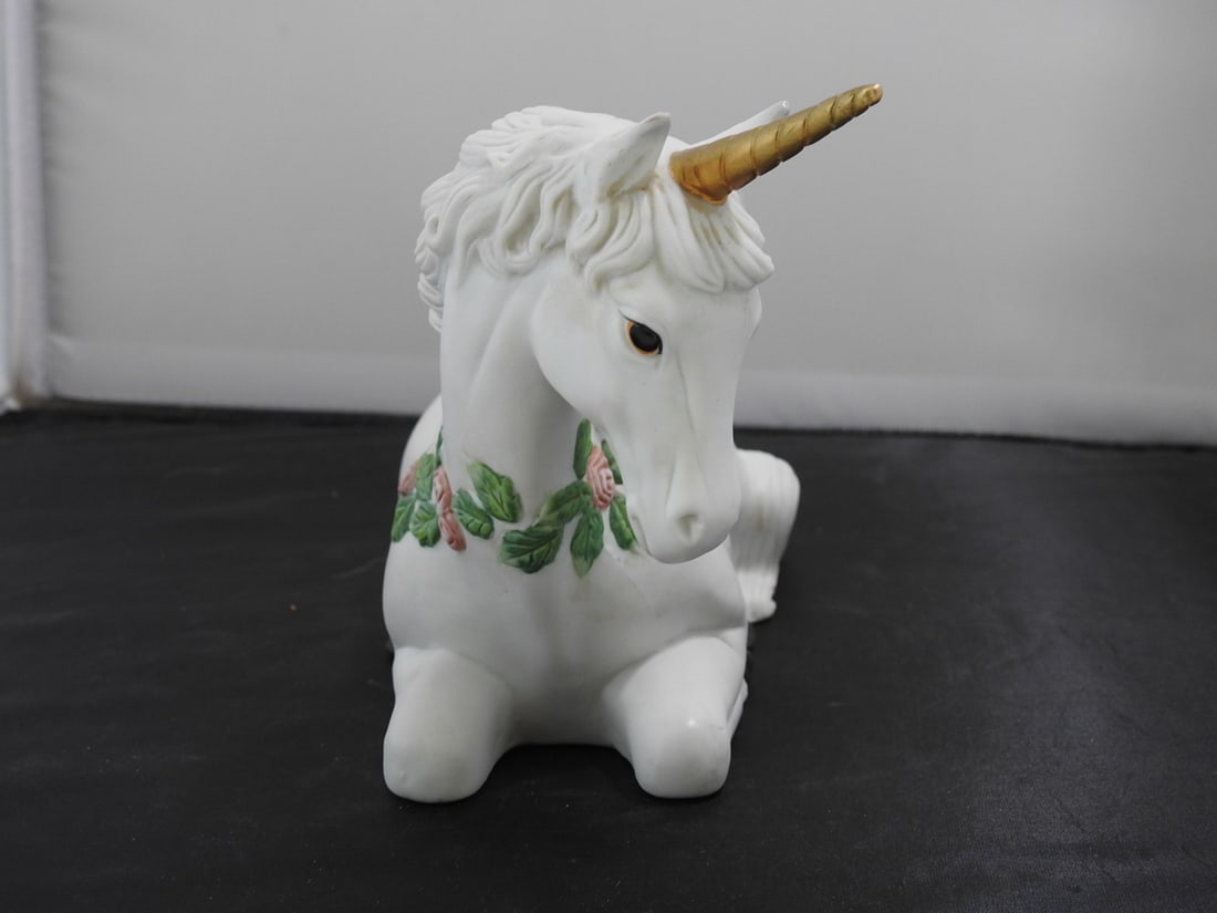 Enesco Porcelain Unicorn Figure - 3