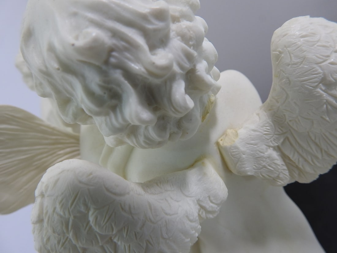 The First Kiss Faux Marble Resin Sculpture - 3