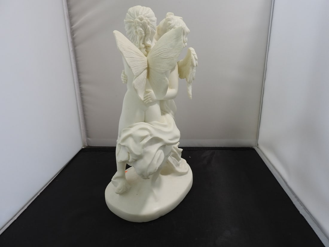 The First Kiss Faux Marble Resin Sculpture - 5