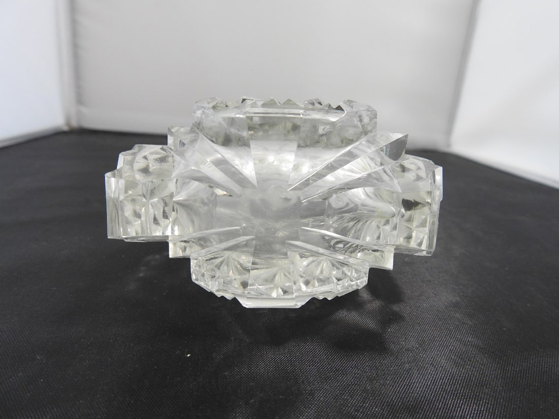 Cut Crystal Covered Perfume Bottle - 5