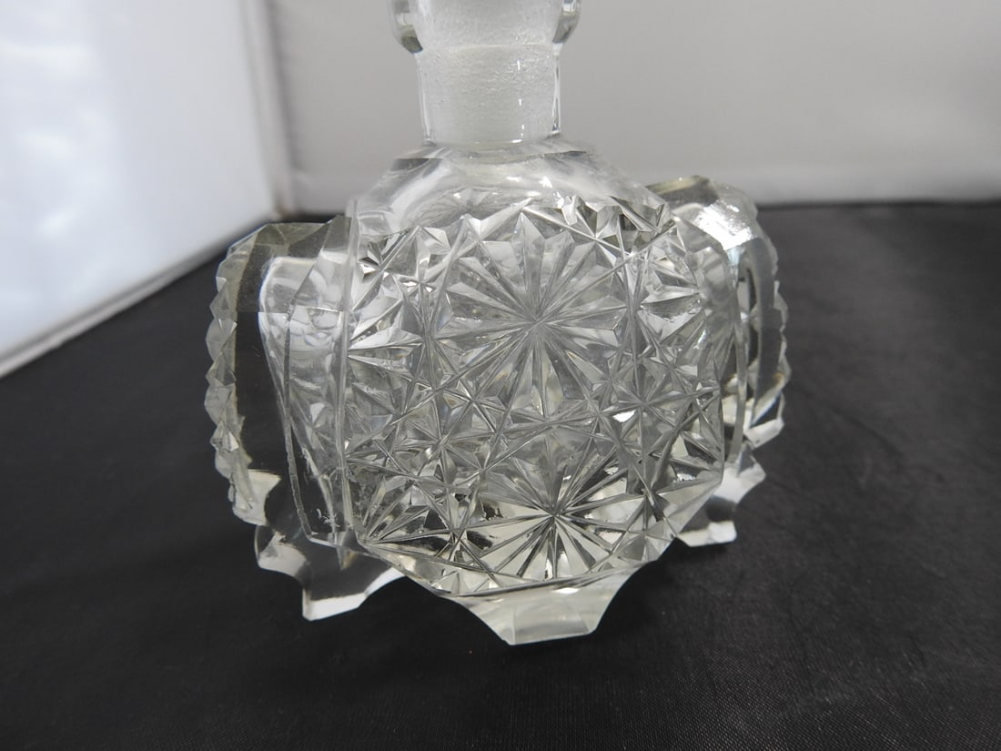 Cut Crystal Covered Perfume Bottle - 7