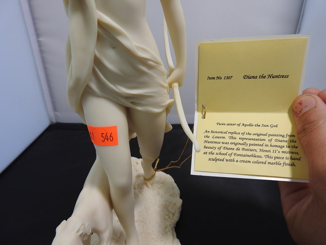 Diana the Huntress Classical Resin Statue - 3